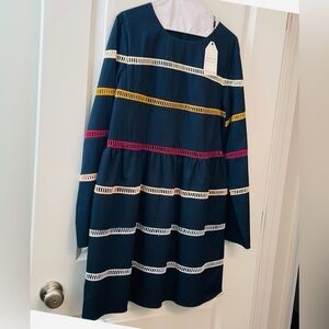 Brand new with tags long sleeve English Factory dress from Monkees. Size Large!!